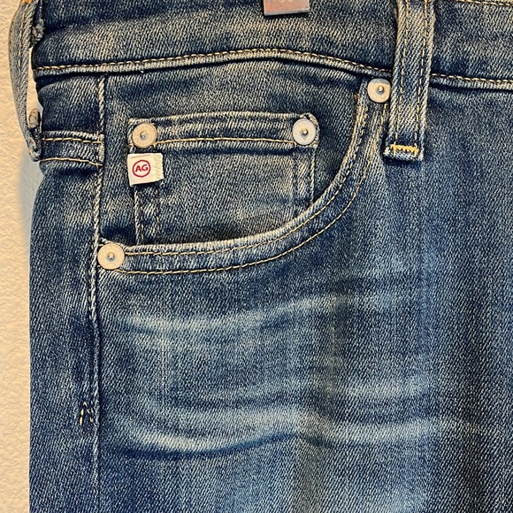 AG Goldschmied Dark Wash Mid Rise The Angel Flair Jeans 29 - Picture 6 of 15